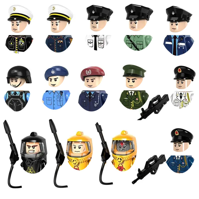 Lego Set City - Özel Polis Kentsel Trafik Polisi Yapı