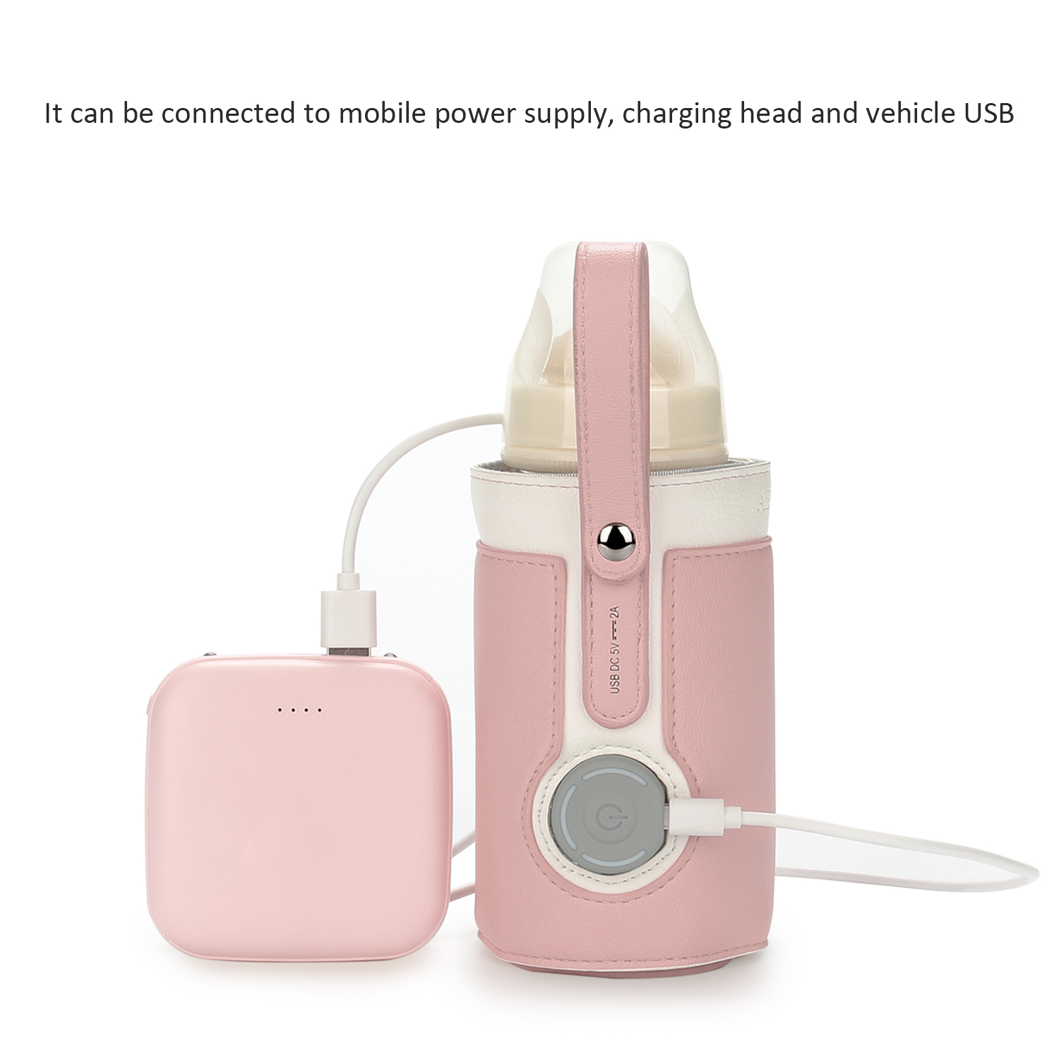 Baby Food Warmer - 3 sıcaklık ayarlanabilir taşınabilir biberon ısıtıcısı,