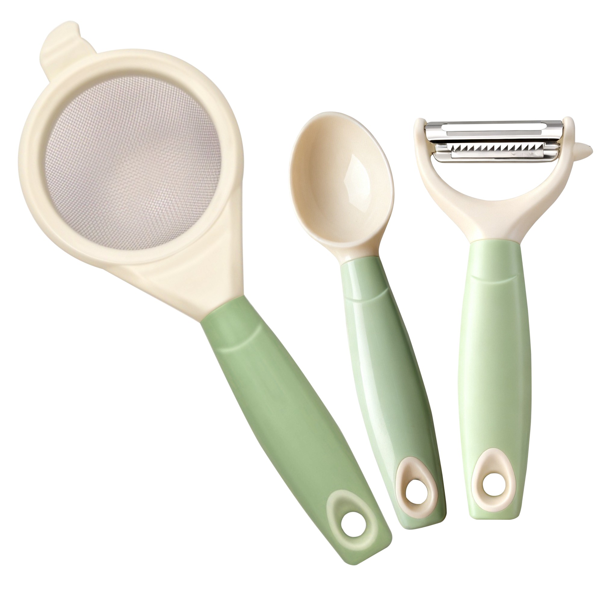 Baby Food Strainer - 3 Parçalı Bebek Mama Hazırlama Seti