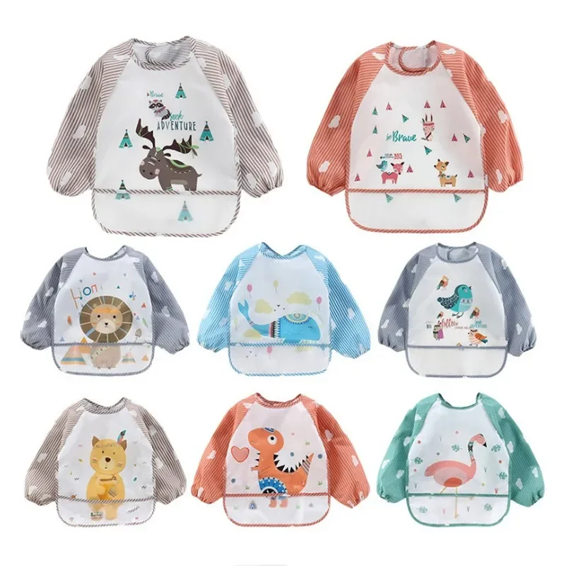 Bib Long Sleeve - For1-3Year Bebek Uzun Kollu Eşarp Su