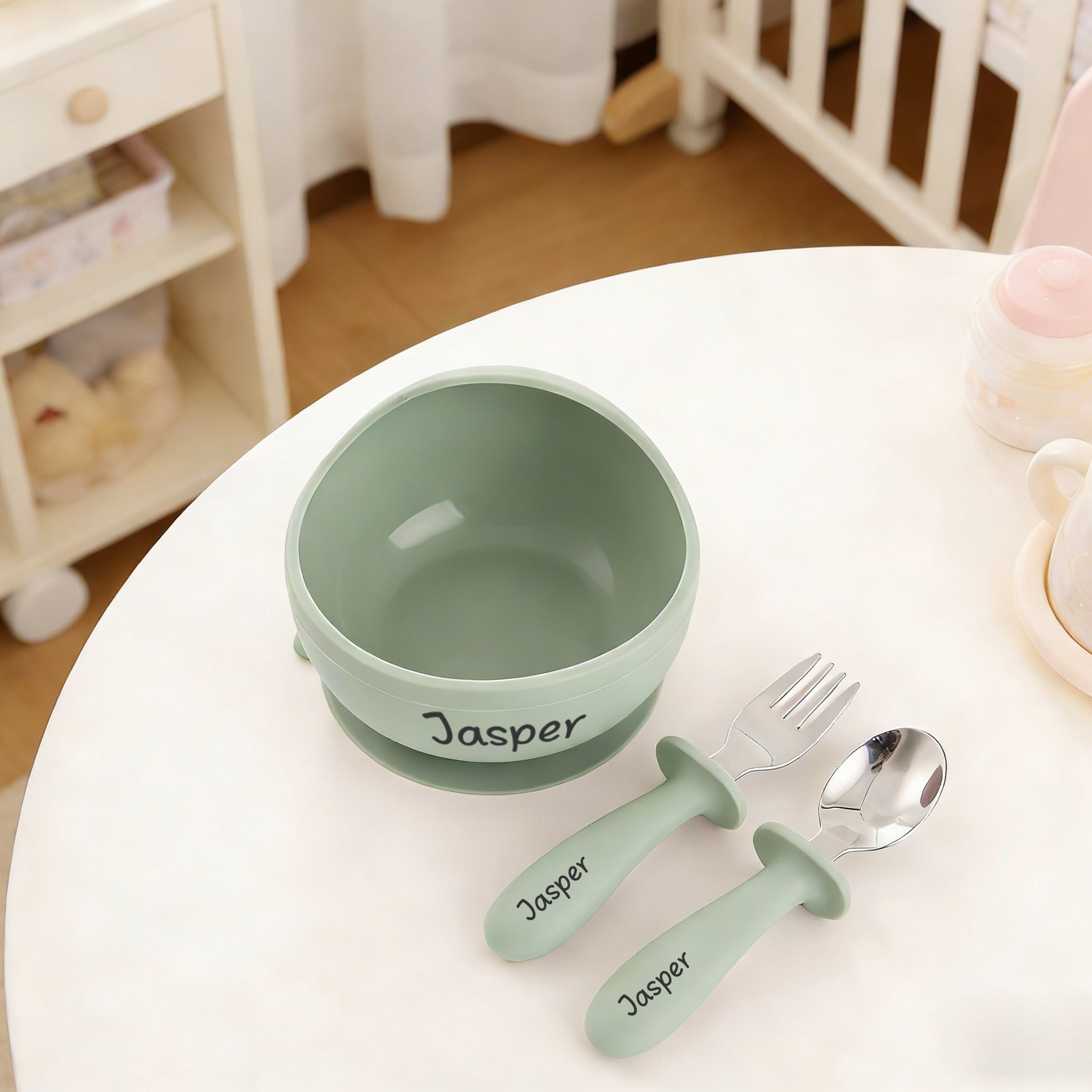 Kişiye Özel Silikon Kase, Pasl - Self Feed Spoon incelemesi ve fiyatı