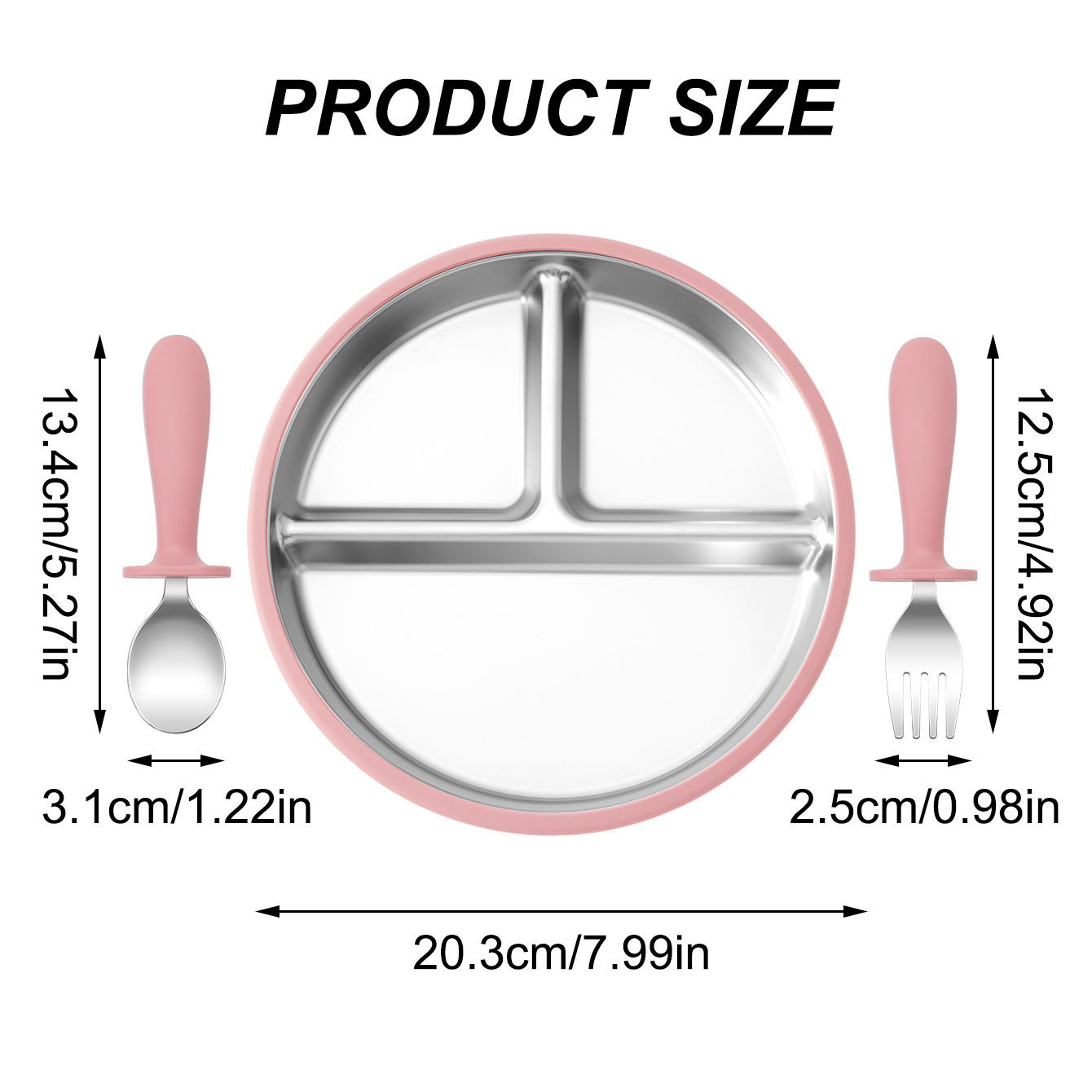 3 adet silikon paslanmaz çelik - Self Feed Spoon incelemesi ve fiyatı