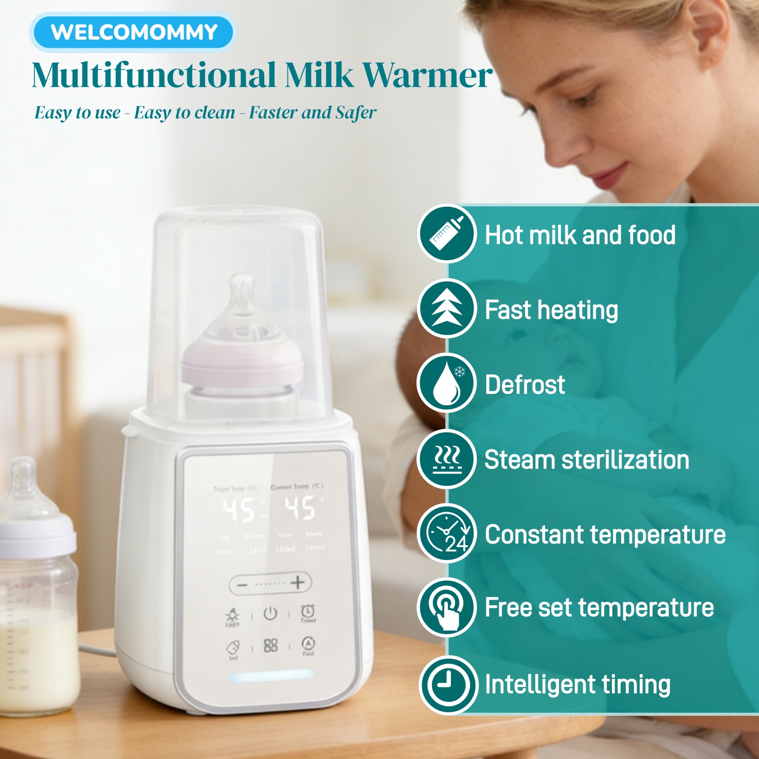 8'i 1 Arada Biberon Anne Sütü  - Baby Food Warmer incelemesi ve fiyatı