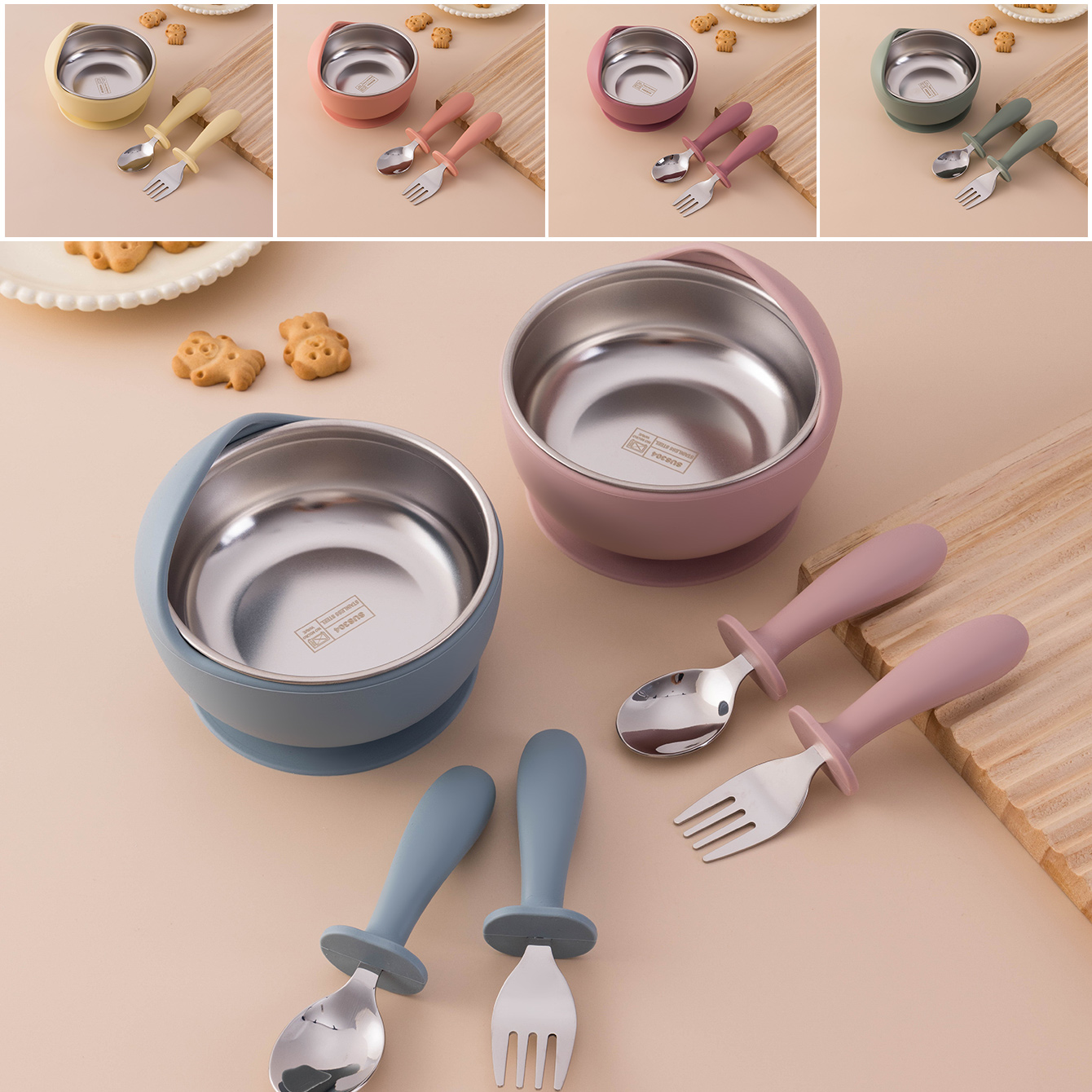 Renk Çocuklar 3 ADET Paslanmaz - Self Feed Spoon incelemesi ve fiyatı