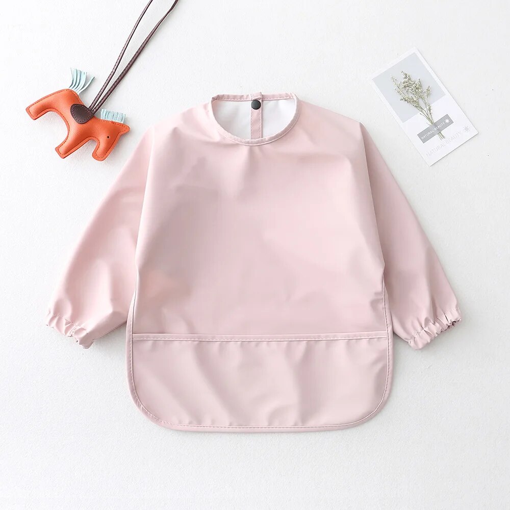 Düz Renk Bebek Besleme Önlükle - Bib Long Sleeve incelemesi ve fiyatı