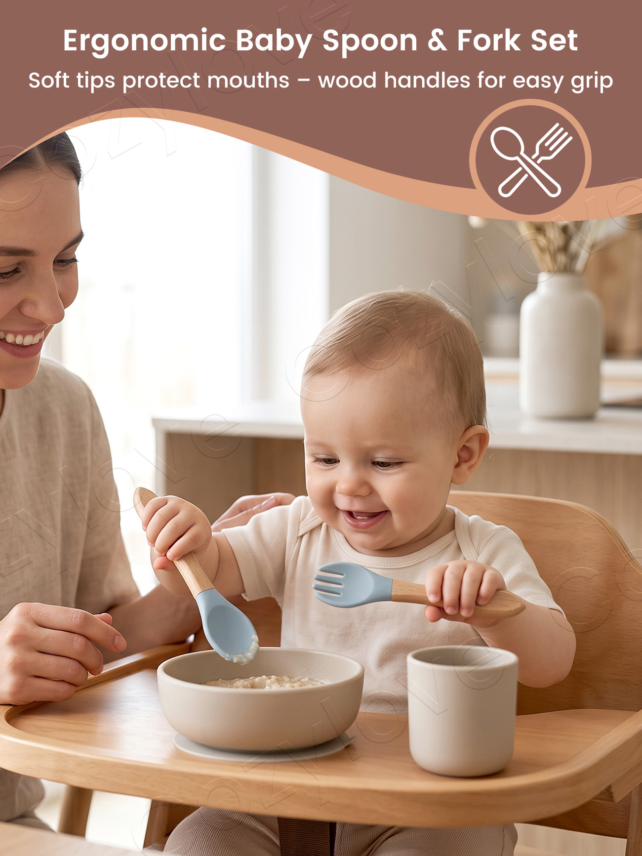 Bebek Silikon Çatal Kaşık Seti - Self Feed Spoon incelemesi ve fiyatı